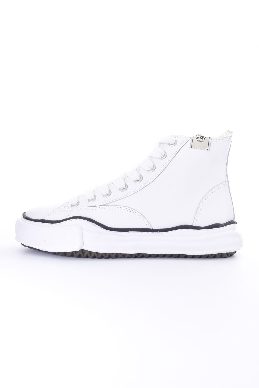 "PETERSON HIGH" OG sole LEATHER HI SNEAKER / オリジナルソール レザーハイカットスニーカー ホワイト
