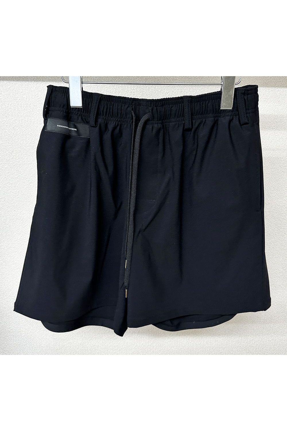 【旧品番】 TV NYLON SHORTS / 高機能ナイロンマイクロファイバー ルーズフィット ハーフパンツ ブラック