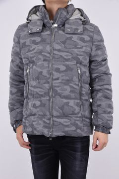 BOSIENO (ボシエノ) / R-LINE ウール ダウンジャケット ライトグレー