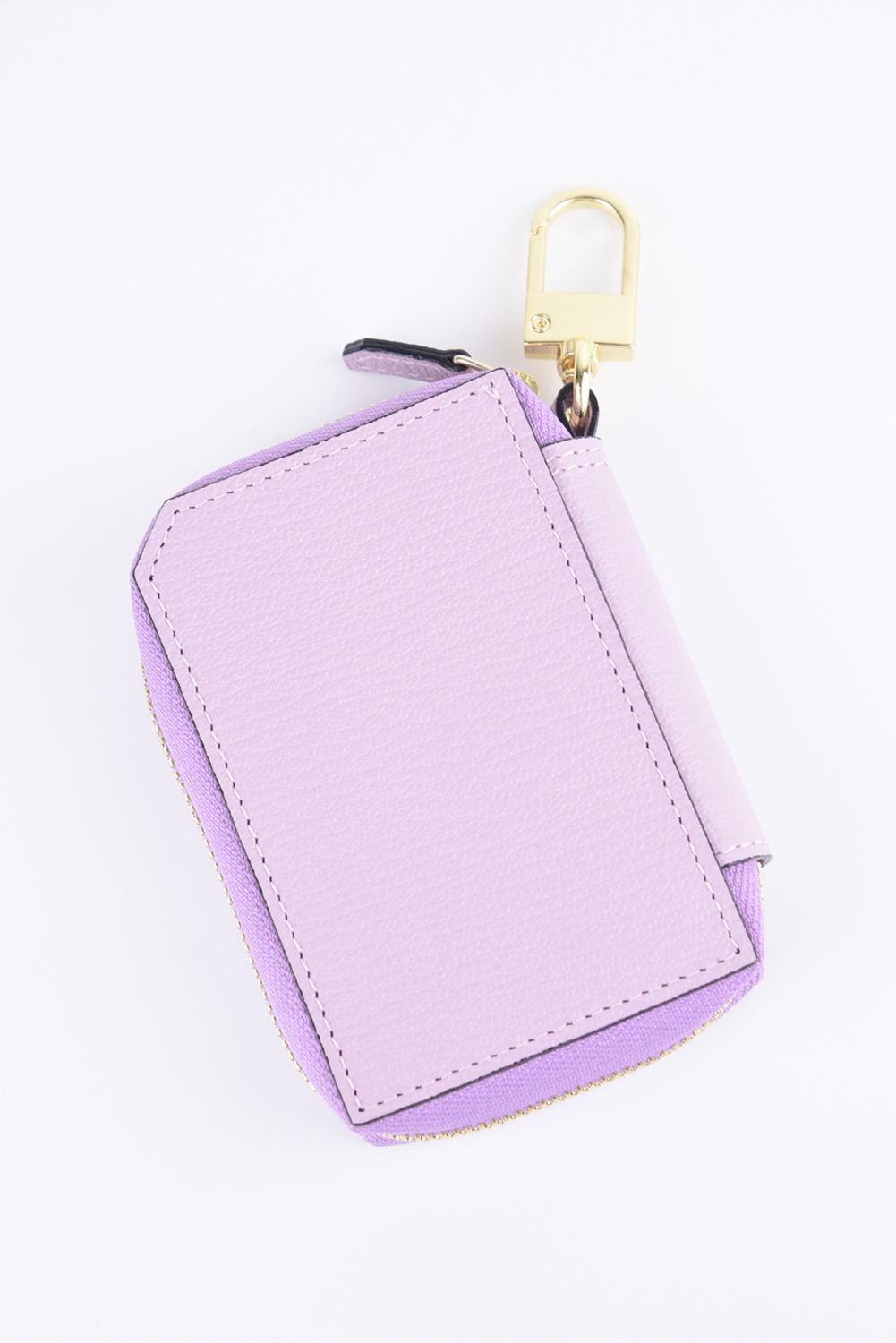 【残り1点】 SMART W KEY CASE / LA122GT2 ゴートレザー スマートWキーケース ライラック/オンアイス