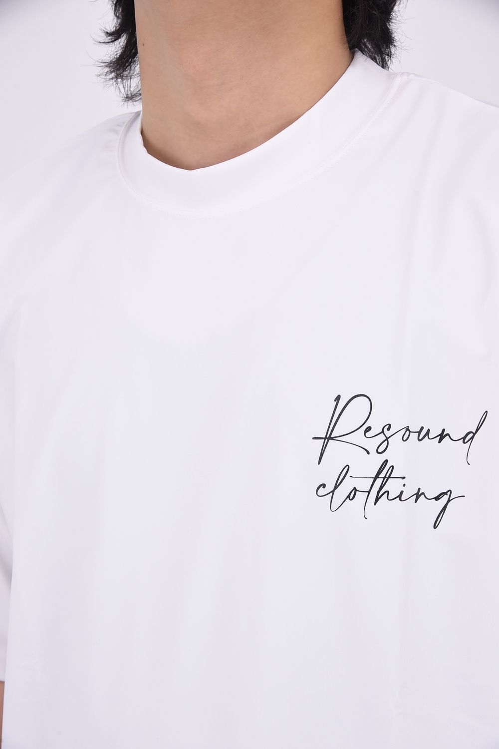 ID RUSH OVER TSHIRT / バックロゴ ラッシュガード 半袖Tシャツ ホワイト