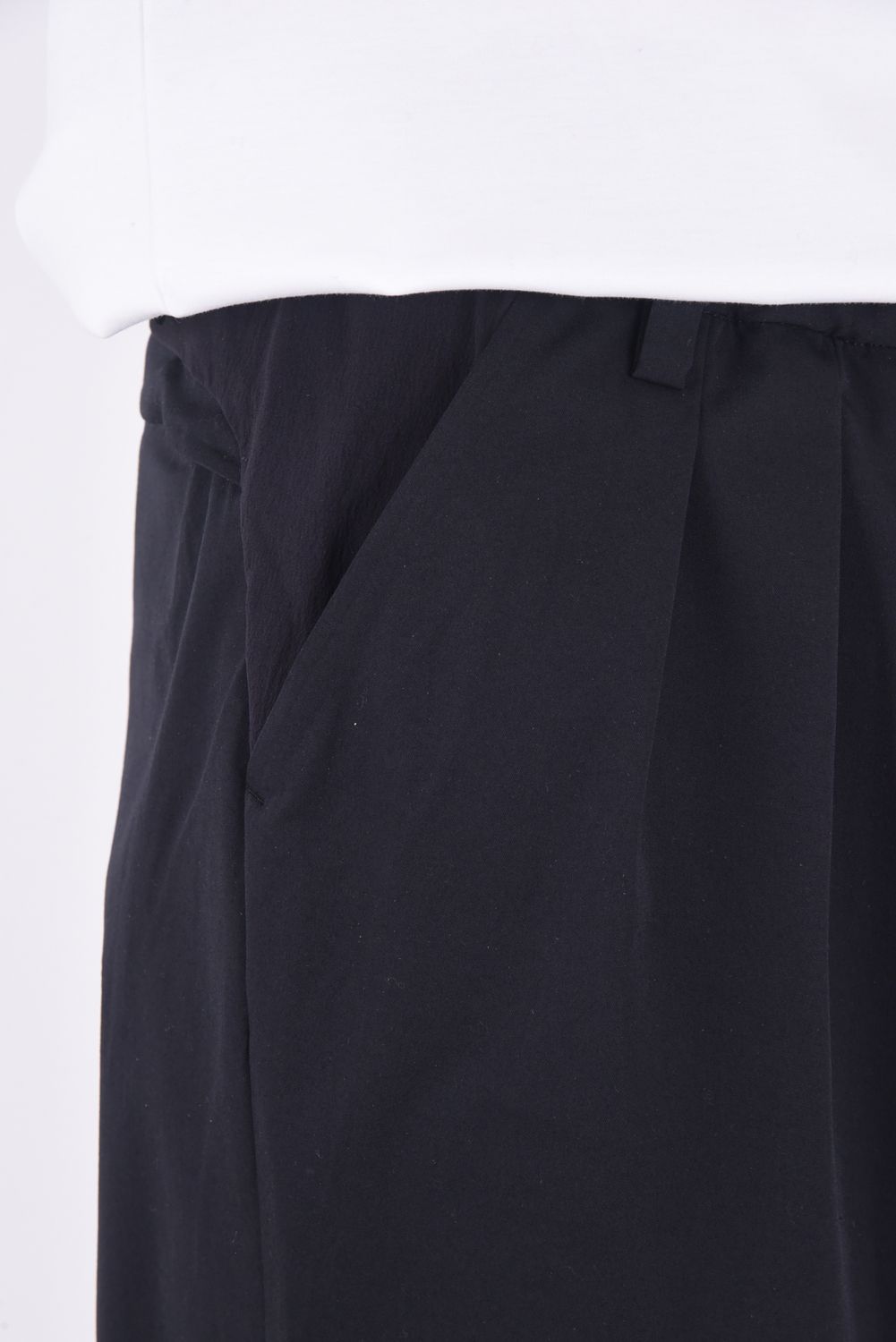 【BLK】 SOLOTEX 3 TUCKED EASY TAPERED PANTS / ソロテックス 3タック イージーテーパード パンツ ブラック