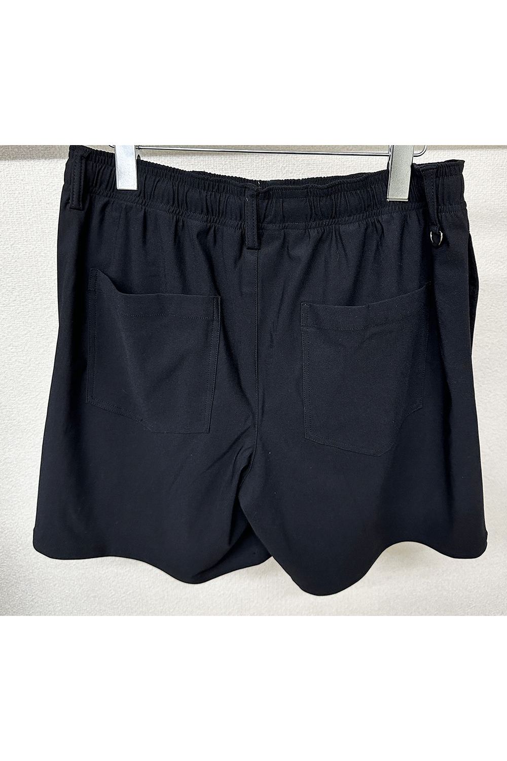 【旧品番】 TV NYLON SHORTS / 高機能ナイロンマイクロファイバー ルーズフィット ハーフパンツ ブラック