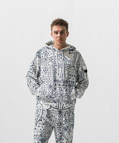 OVER HOODIE / トリコット オーバーパーカー (クロスホワイト) (1月上旬入荷予定) ※オーダー締切:9月7日(月)17時