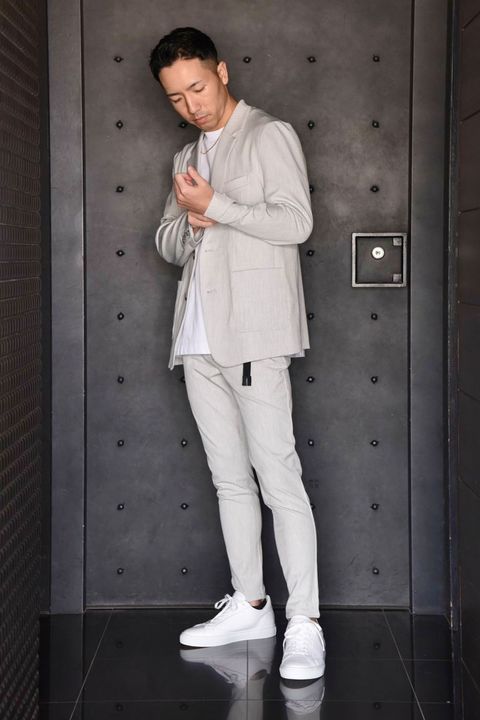 【RESOUND CLOTHING】 様々なシーンに対応できるセットアップ （2カラー タイトテーパードVer.）