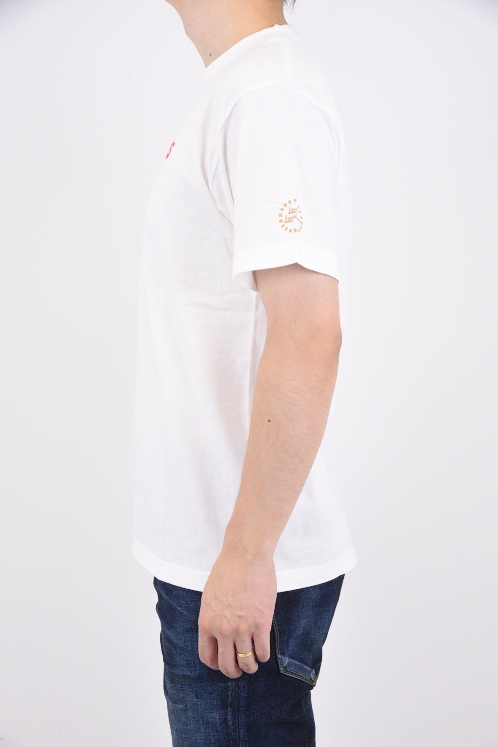 FLAG T-SHIRT / フラッグプリント クルーネック 半袖Tシャツ ホワイト