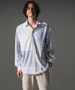 BANDANA JACKSHIRTS / バンダナ ジャックシャツ (ホワイトバンダナ) (8月末入荷予定) ※オーダー締切:5月23日(土)17時