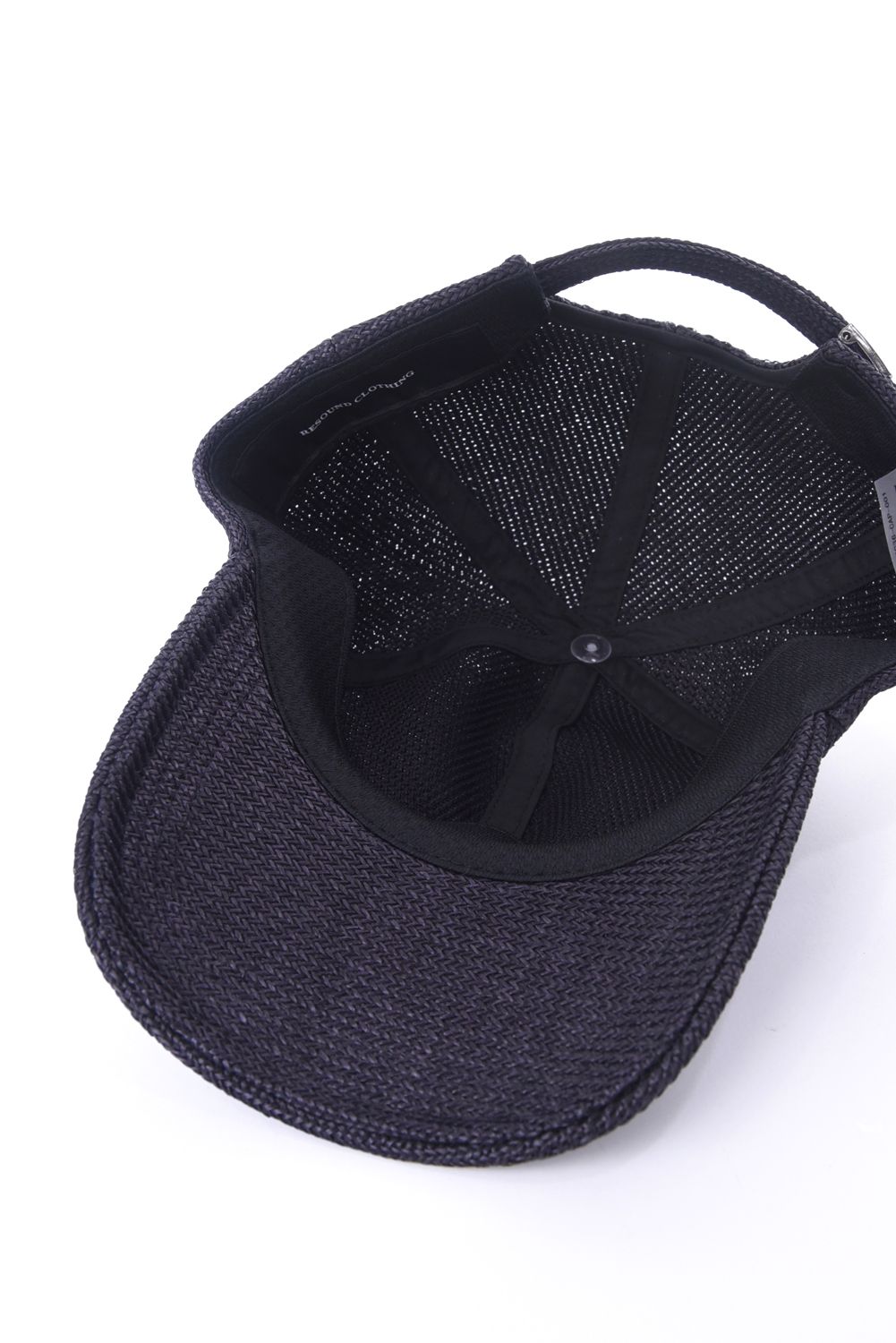 STRAW MESH LOW CAP / ストローメッシュ ローキャップ ブラック