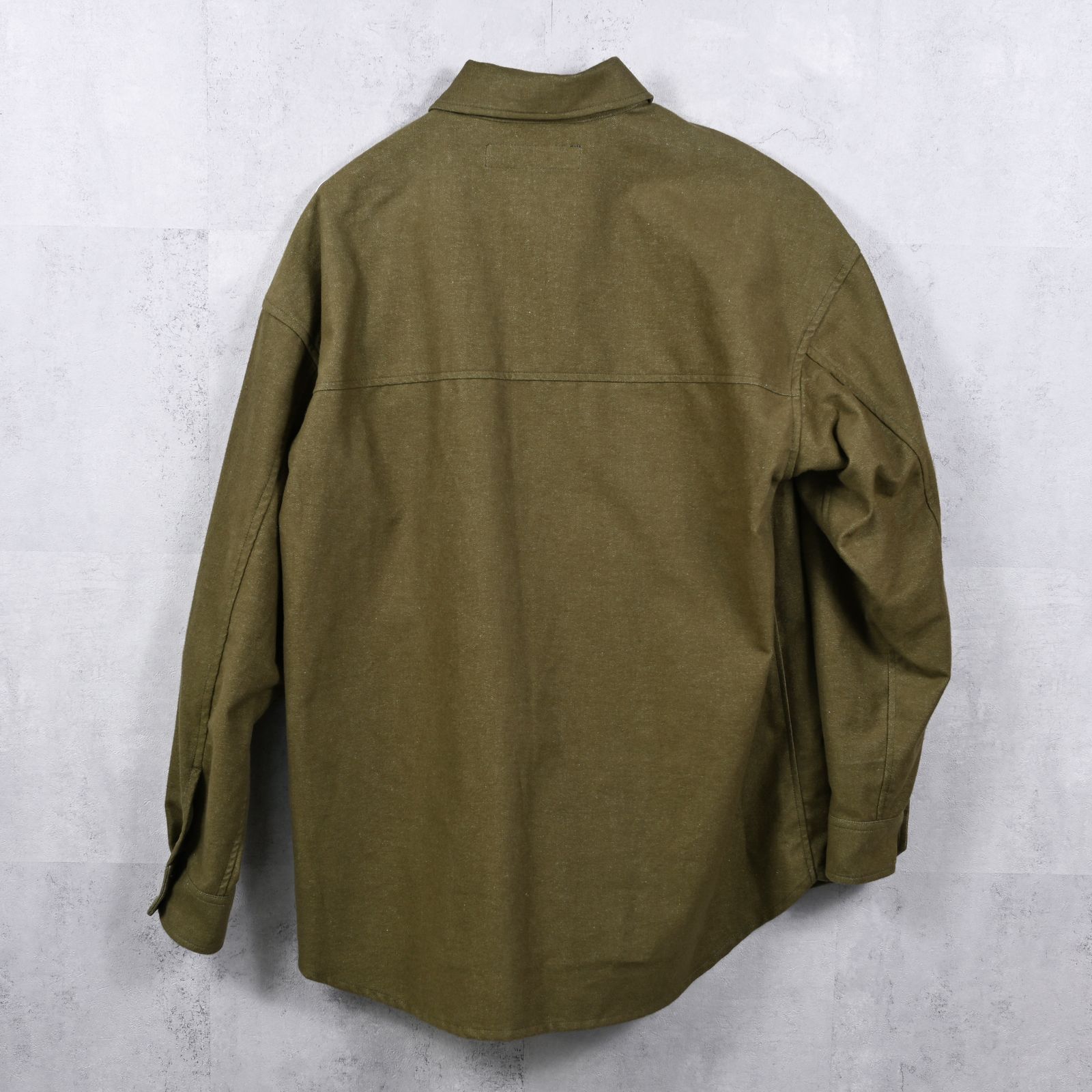 CPO SHIRTS JK / オーバーサイズ ドロップショルダー CPOジャケット カーキ (9月末入荷予定)
