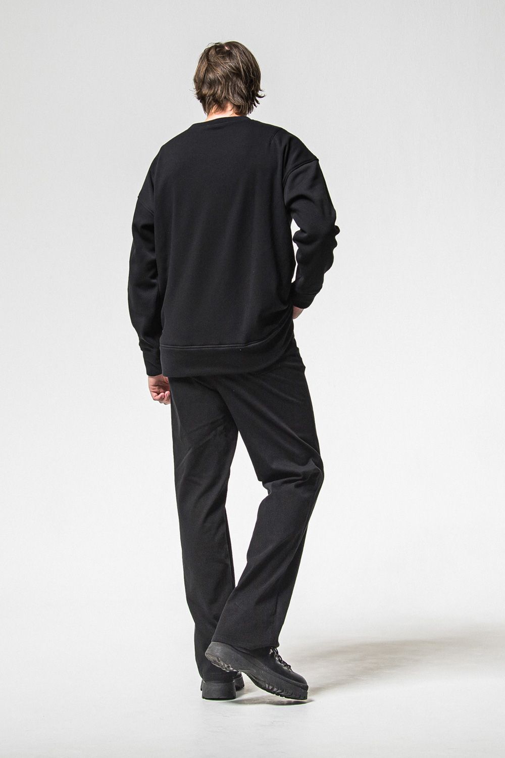 KING DENIM JERSEY / 新定番 バギーシルエット デニムジャージーンズ (ブラック) (12月中旬入荷予定) ※オーダー締切：9月1日(月)18:00