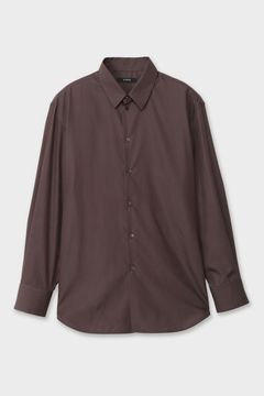 ELBOW PATCH DETAIL SHIRT / エルボー パッチ ディティールシャツ (ブラウン)