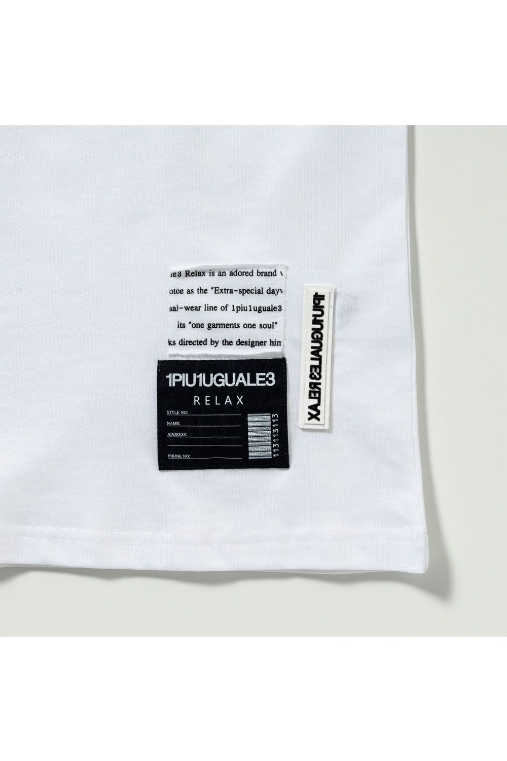 PATCH T-SHIRT / パッチ Tシャツ (ホワイト)