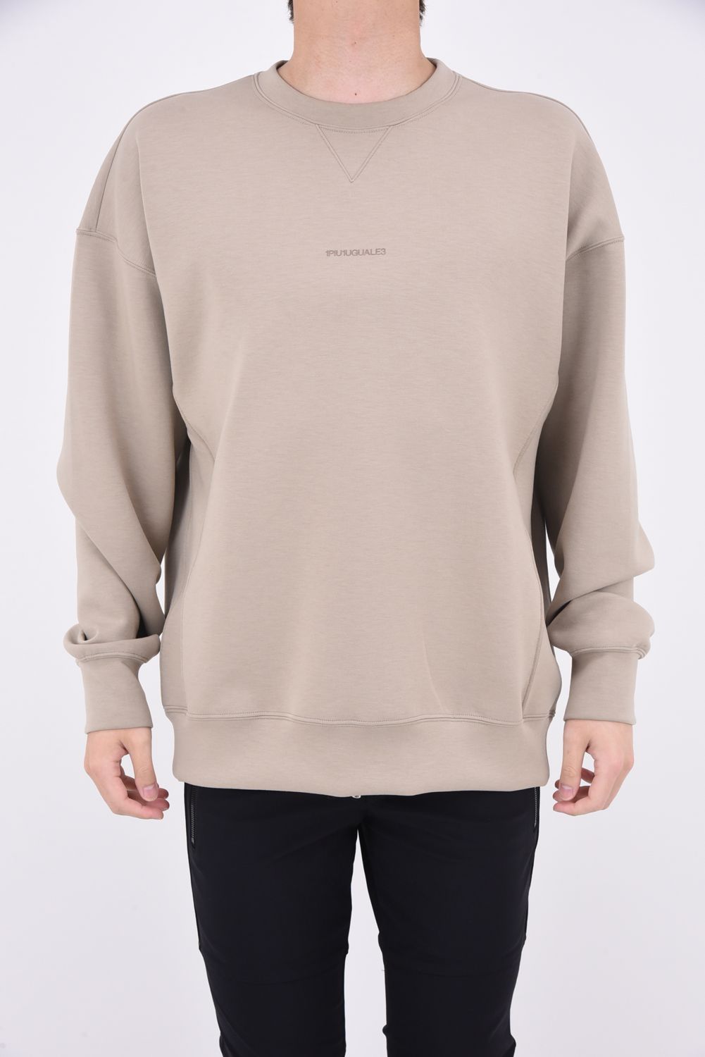 L/S CREW / ロゴプリント ロングスリーブ クルーネック ベージュ