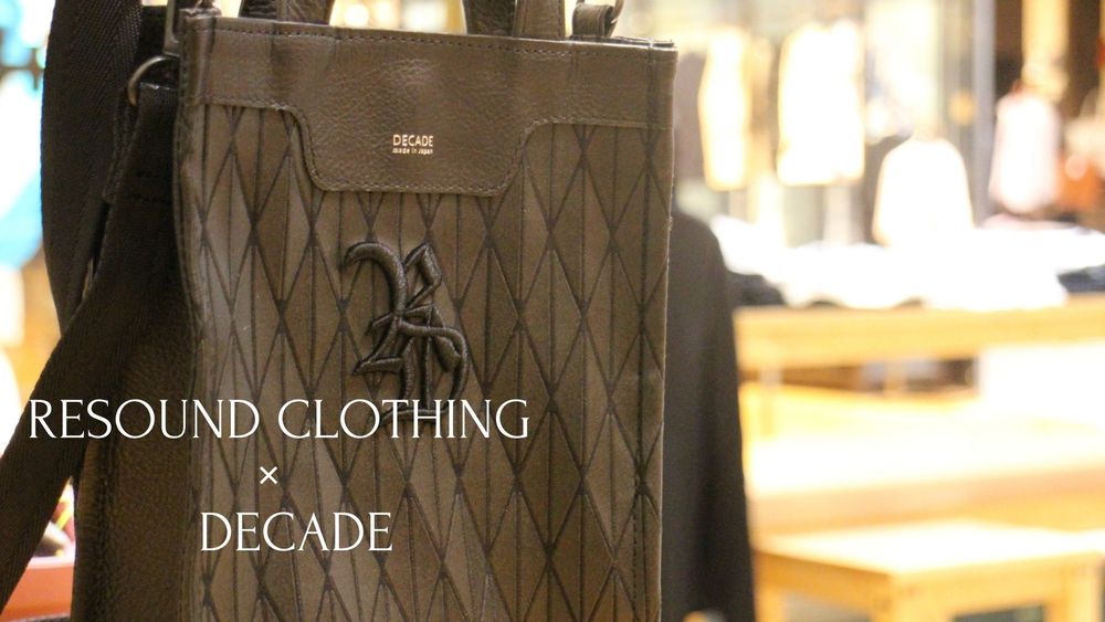 RESOUND CLOTHING DECADE COLLABO MINI TOTE BAG 入荷