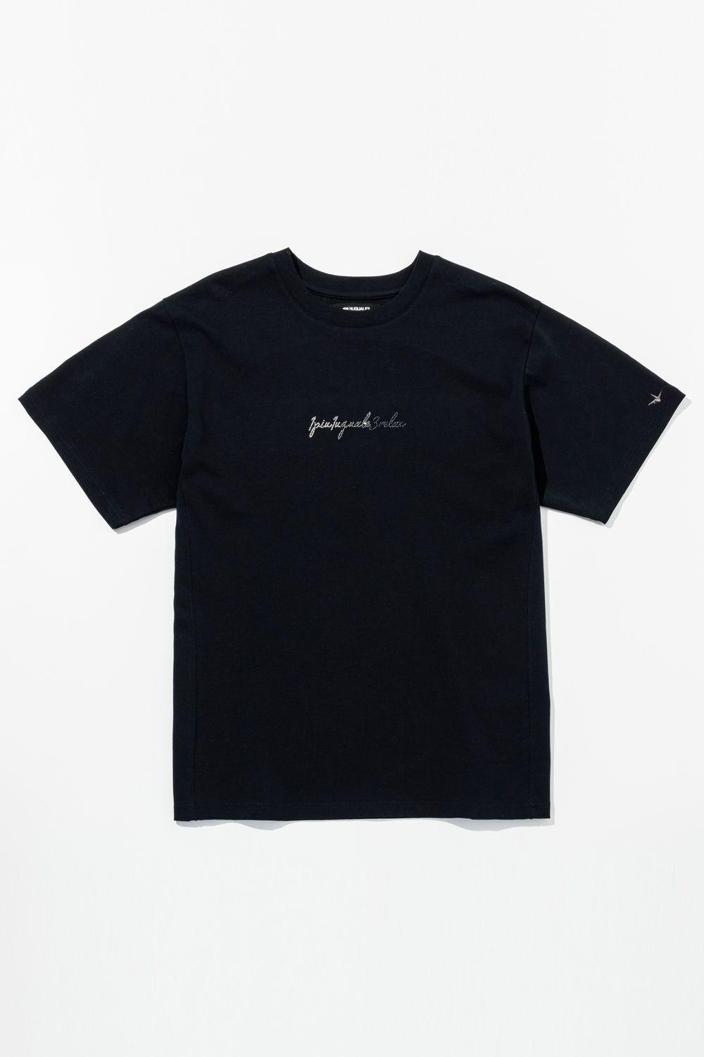 【26SS】 GRADIENT RHINESTONE T-SHIRT / グラデーション ラインストーンロゴ Tシャツ (ブラック) (3月上旬入荷予定)