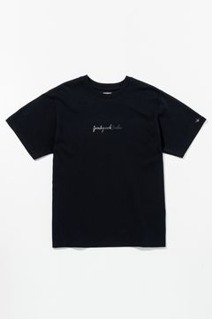 【26SS】 GRADIENT RHINESTONE T-SHIRT / グラデーション ラインストーンロゴ Tシャツ (ブラック) (3月上旬入荷予定)