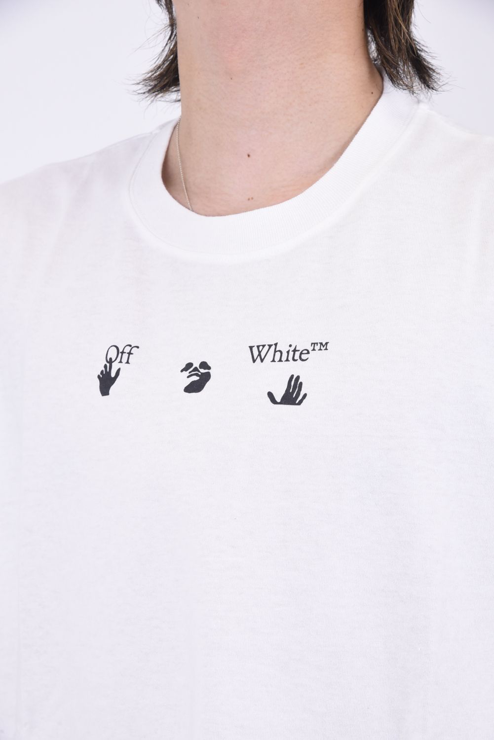 OFF-WHITE - BLUE MARKER S/S TEE / グラフィック アローロゴ ショート