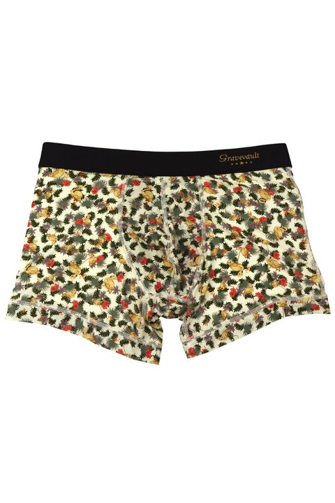 Pink Flamingo Short Boxer - アイボリー