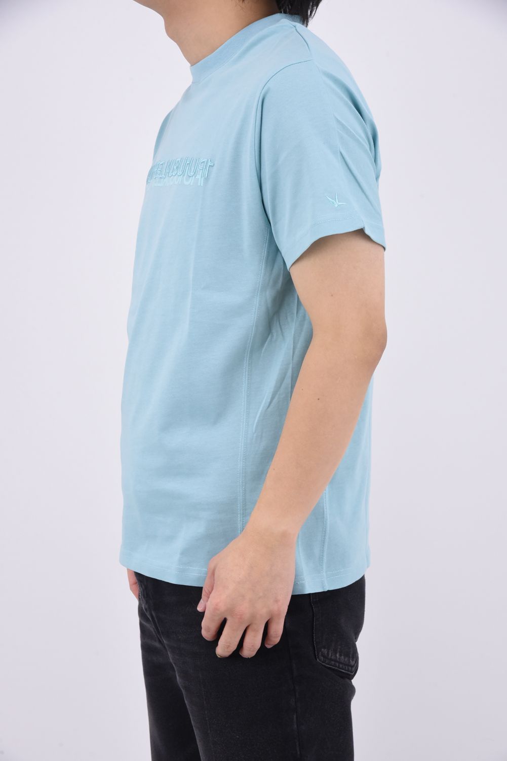 2-TIER LOGO T-SHIRT / 2ティア クルーネック Tシャツ (サックス)