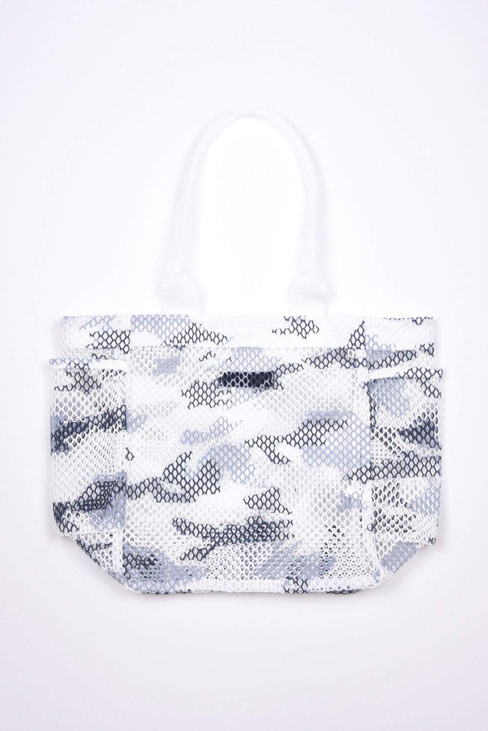 MESH TOTE / メッシュ生地 トートバッグ ホワイトカモ