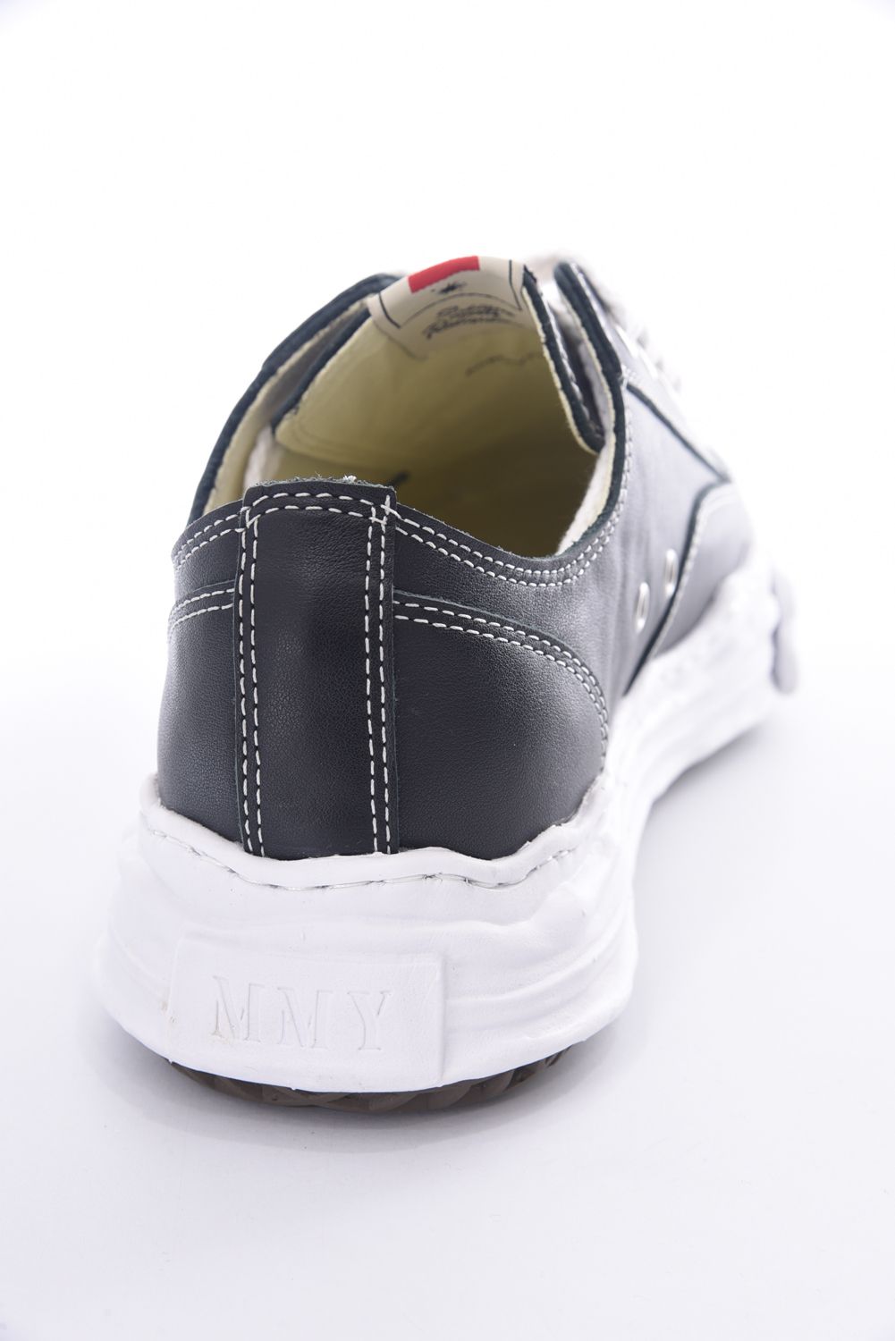 ORIGINAL SOLE TOE CAP SNEAKER LOW LEATHER / オリジナルソール レザー ローカット ブラック