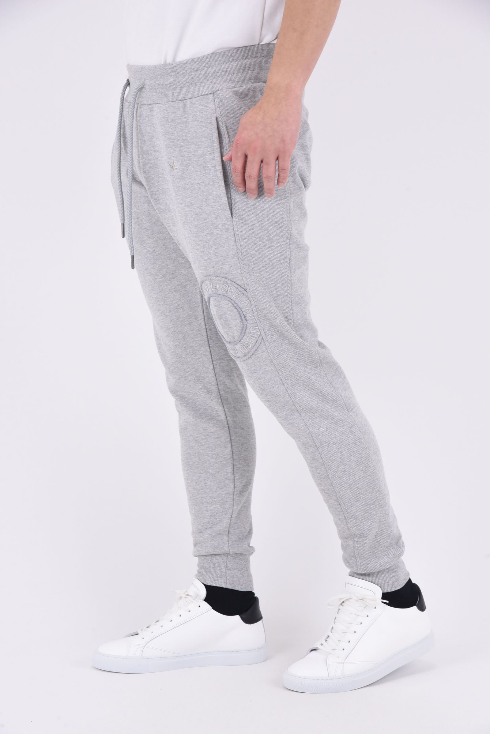 CIRCLE LONG PANTS / サークルロゴ スウェットパンツ (グレー)