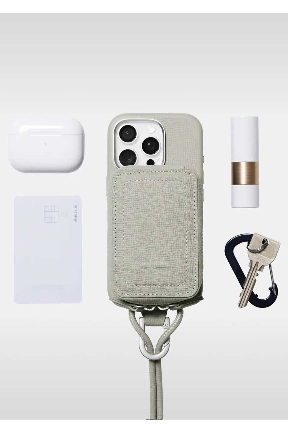 objcts.io - STRAPPED-ACCESSORY-MICROBAG / ストラップ付き