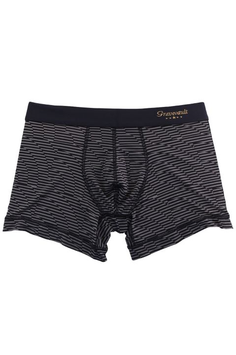 Cross Border Short Boxer - ブラック / グレー