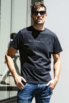2-TIER LOGO T-SHIRT / 2ティア クルーネック Tシャツ (ブラック)