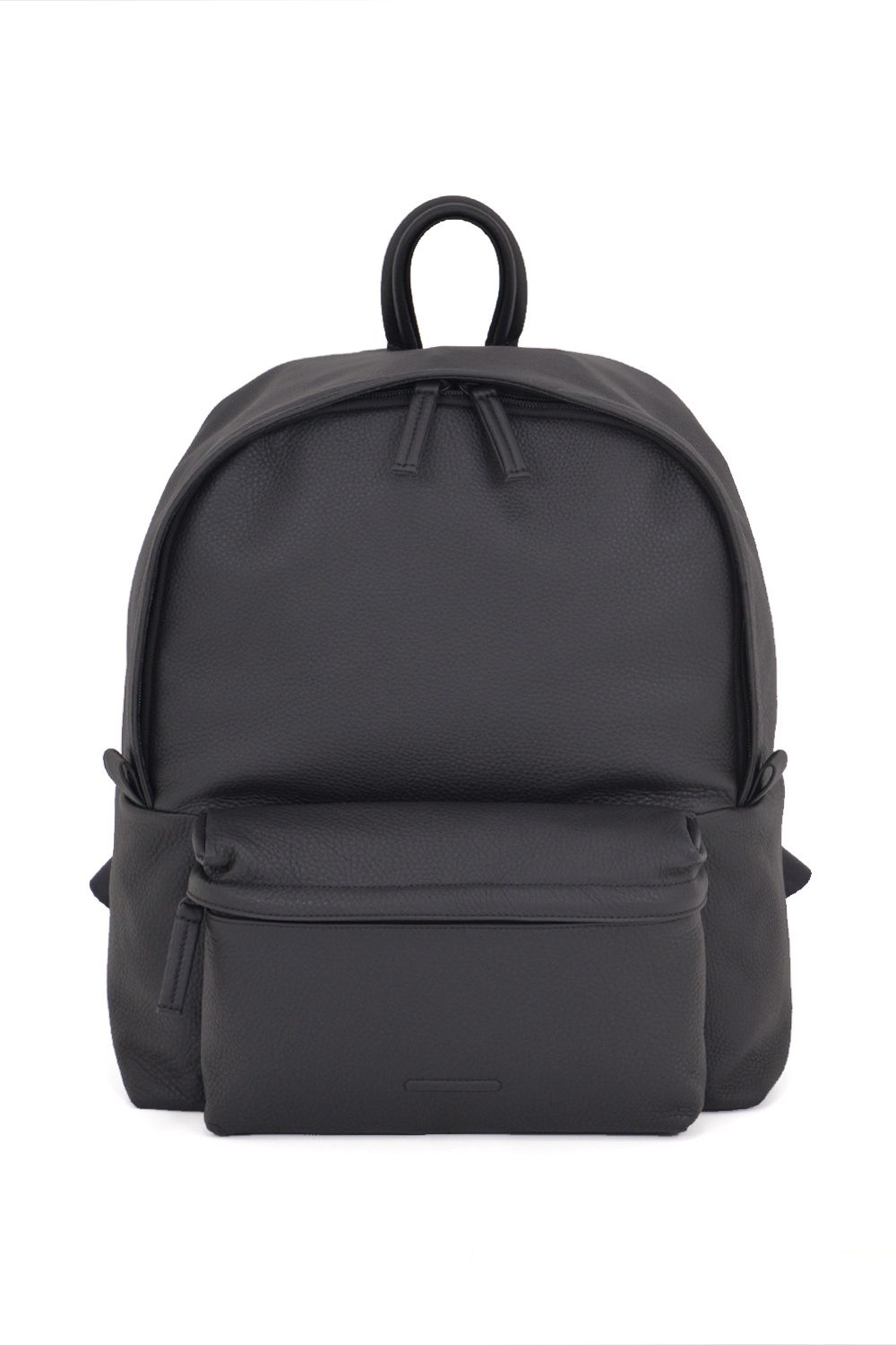 ESSENTIAL LEATHER DAYPACK MEDIUM / 防水レザー デイパック (ブラック)