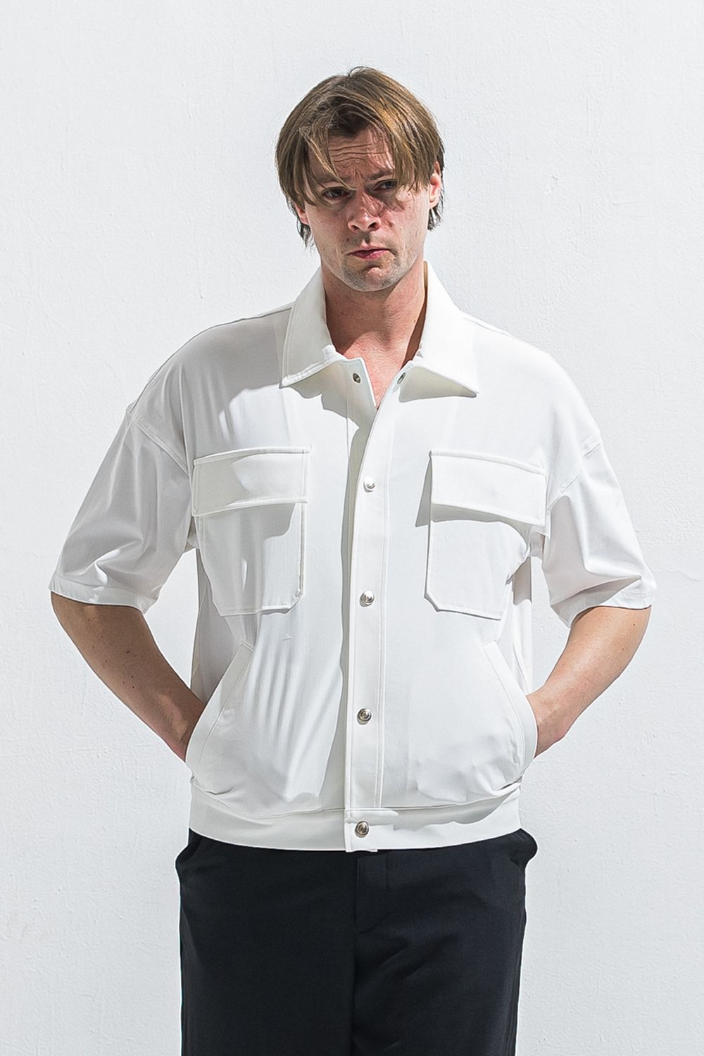 CPO HALE SHIRTS JK / ハーフスリーブ シャツジャケット （ホワイト） (5月上旬入荷予定) ※オーダー締切:2月15日(日)18時