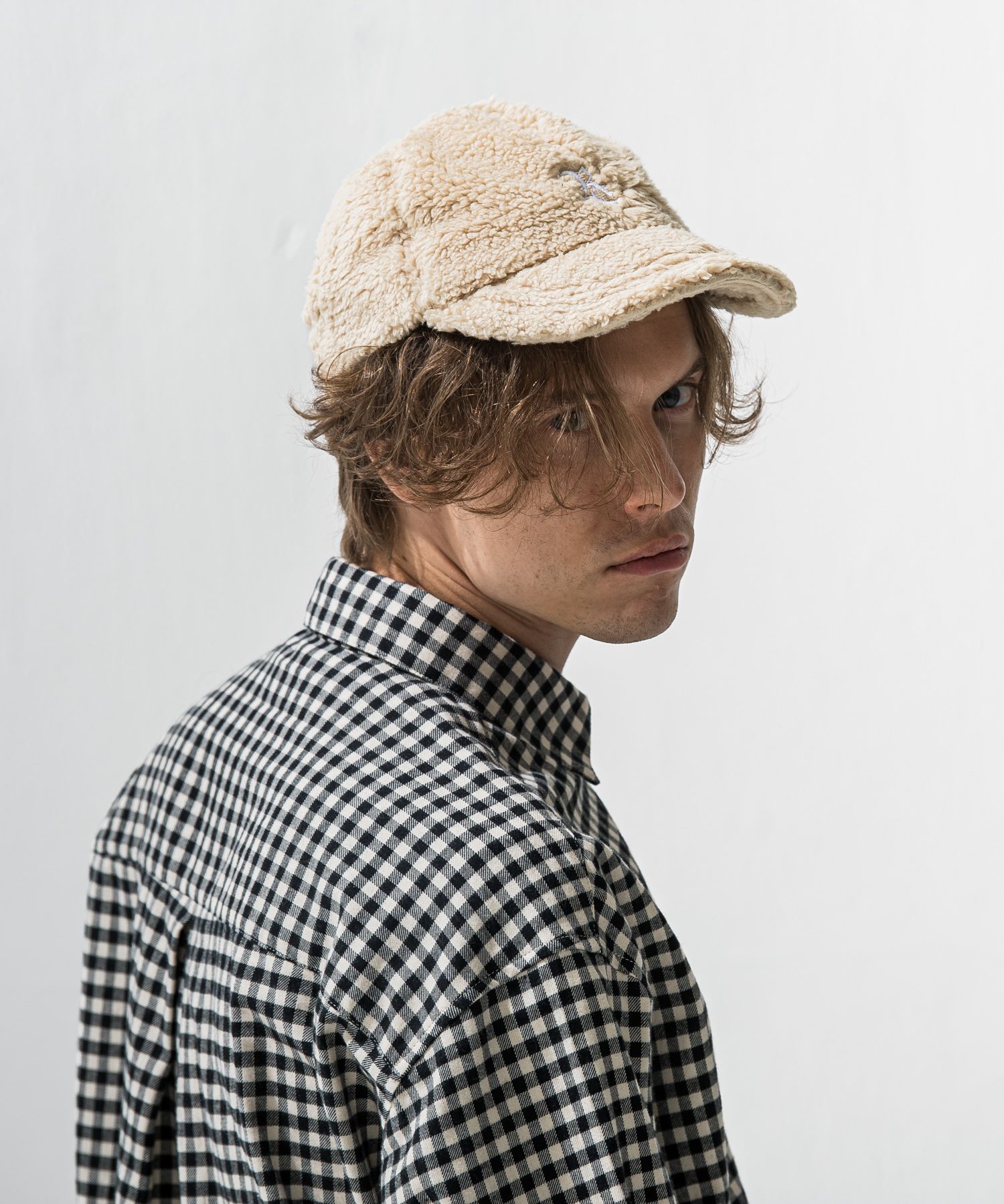 BOA LOW CAP /シルキーボア ローキャップ (ベージュ) (12月上旬入荷予定) ※オーダー締切:9月7日(月)17時