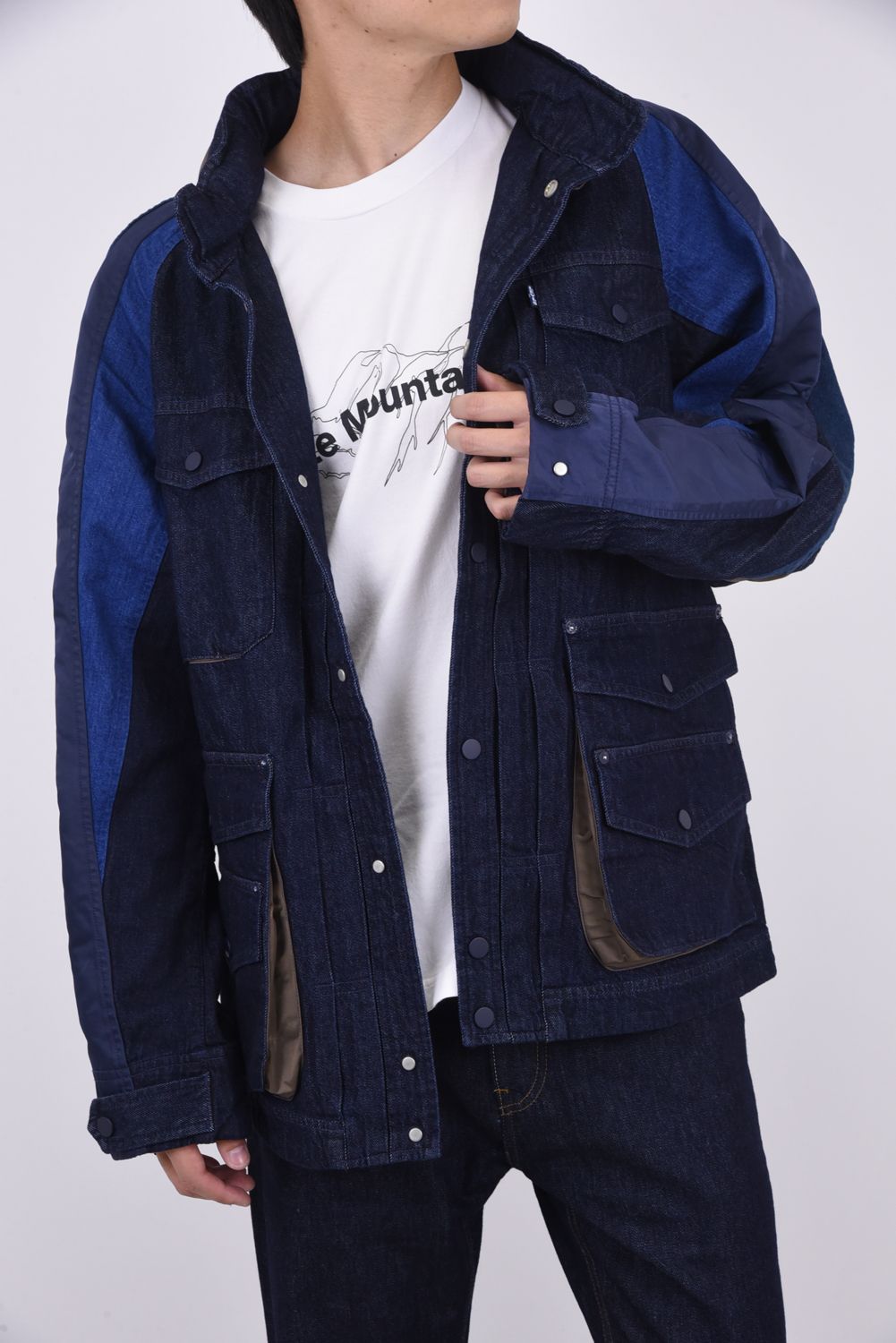 White Mountaineering - WM × LMC CONTRASTED RAGLAN SLEEVES M-65