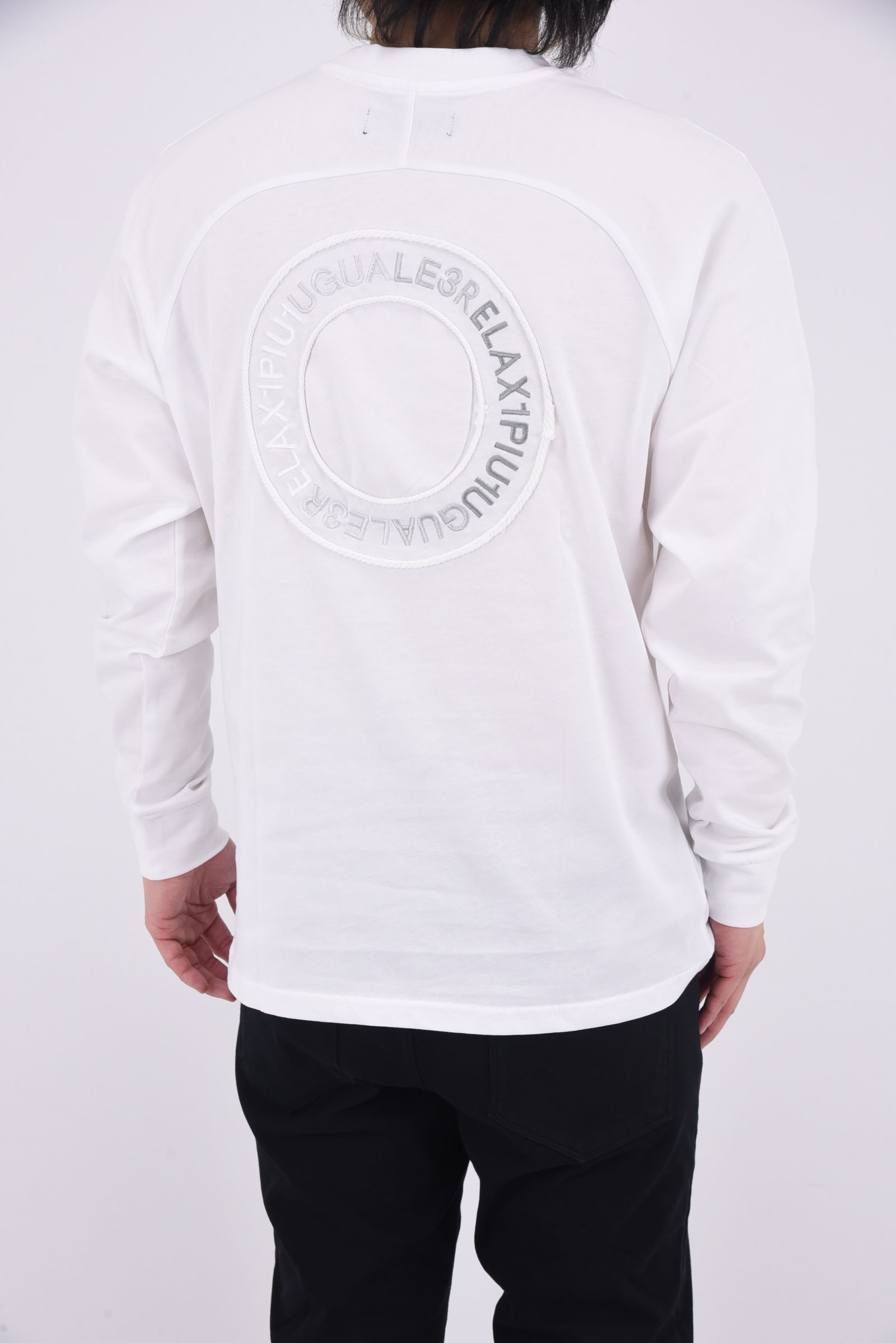 CIRCLE LONG T-SHIRT / サークルロゴ ロングスリーブ (ホワイト)