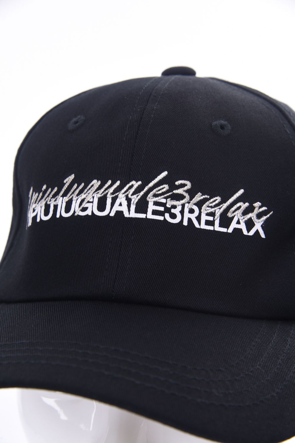 1PIU1UGUALE3 RELAX - DOUBLE LOGO CAP / ダブルロゴ キャップ