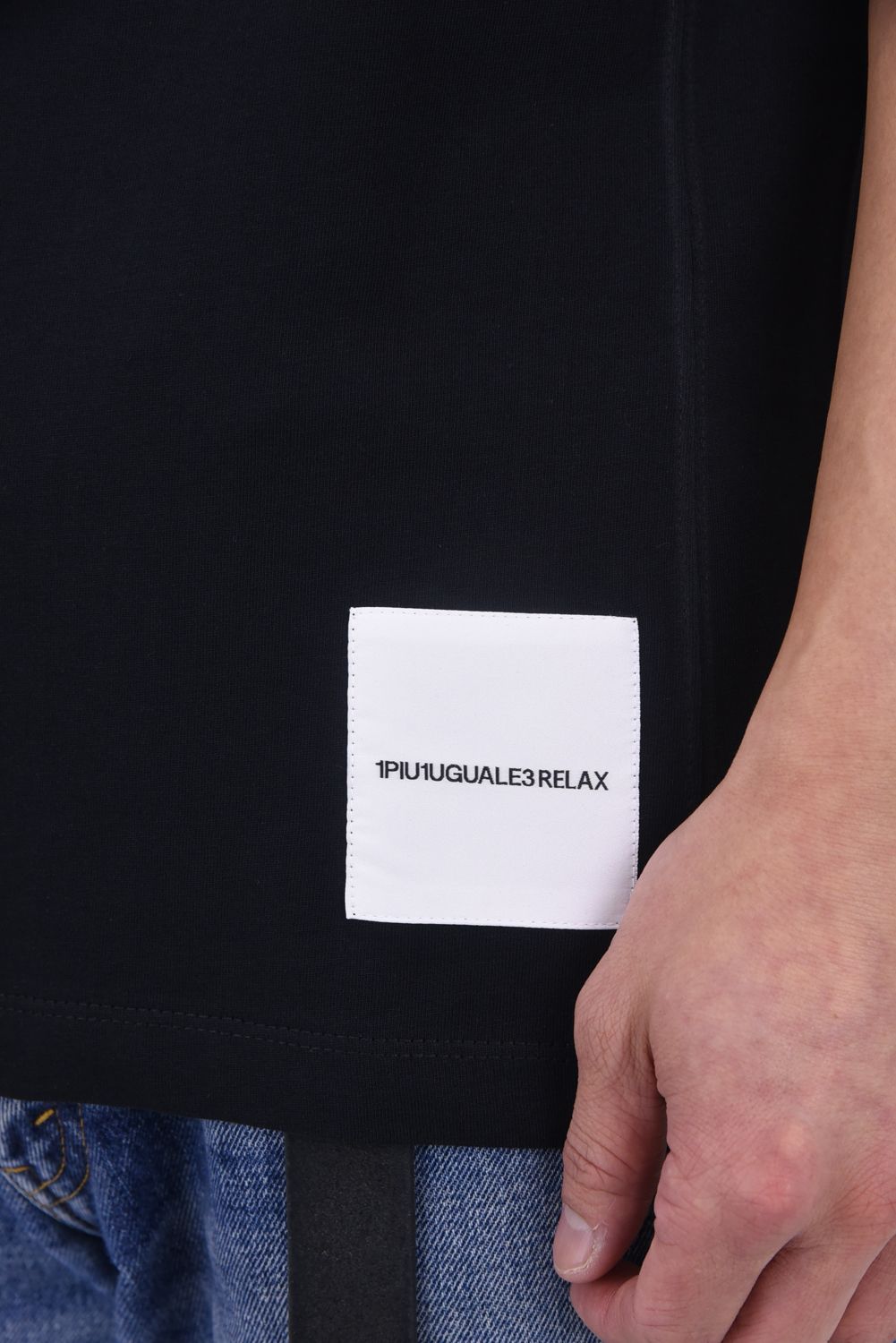 【26SS】 NAME PATCH T-SHIRT / ブランドロゴネームパッチ Tシャツ (ブラック)