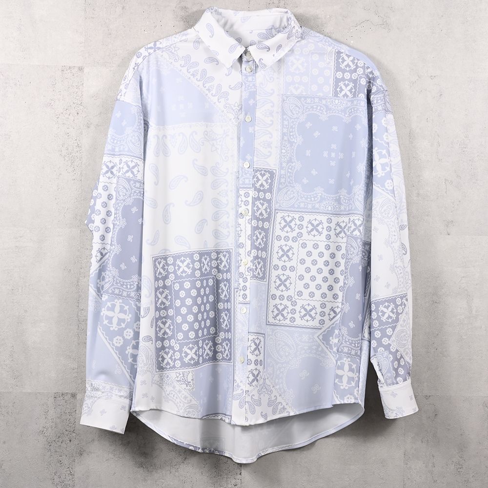 BANDANA JACKSHIRTS / バンダナ ジャックシャツ (ホワイトバンダナ) (8月末入荷予定) ※オーダー締切:5月23日(土)17時