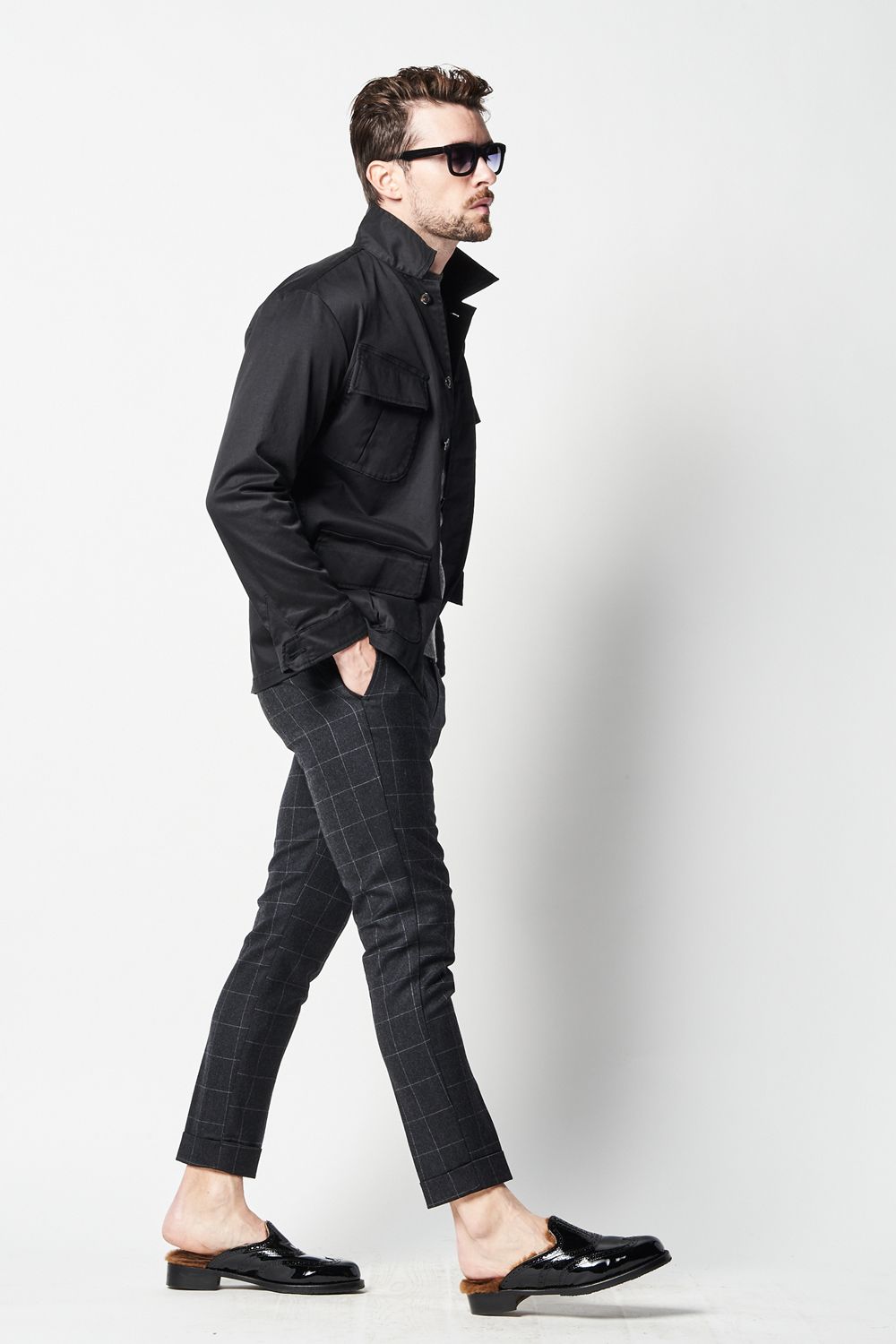 【BLACK MILITARY Vol.7】 JUNGLE FATIGUE L/S SHIRT JACKET -BLACK- (10月頃入荷予定 )※オーダー締切8/6(金)11:59迄