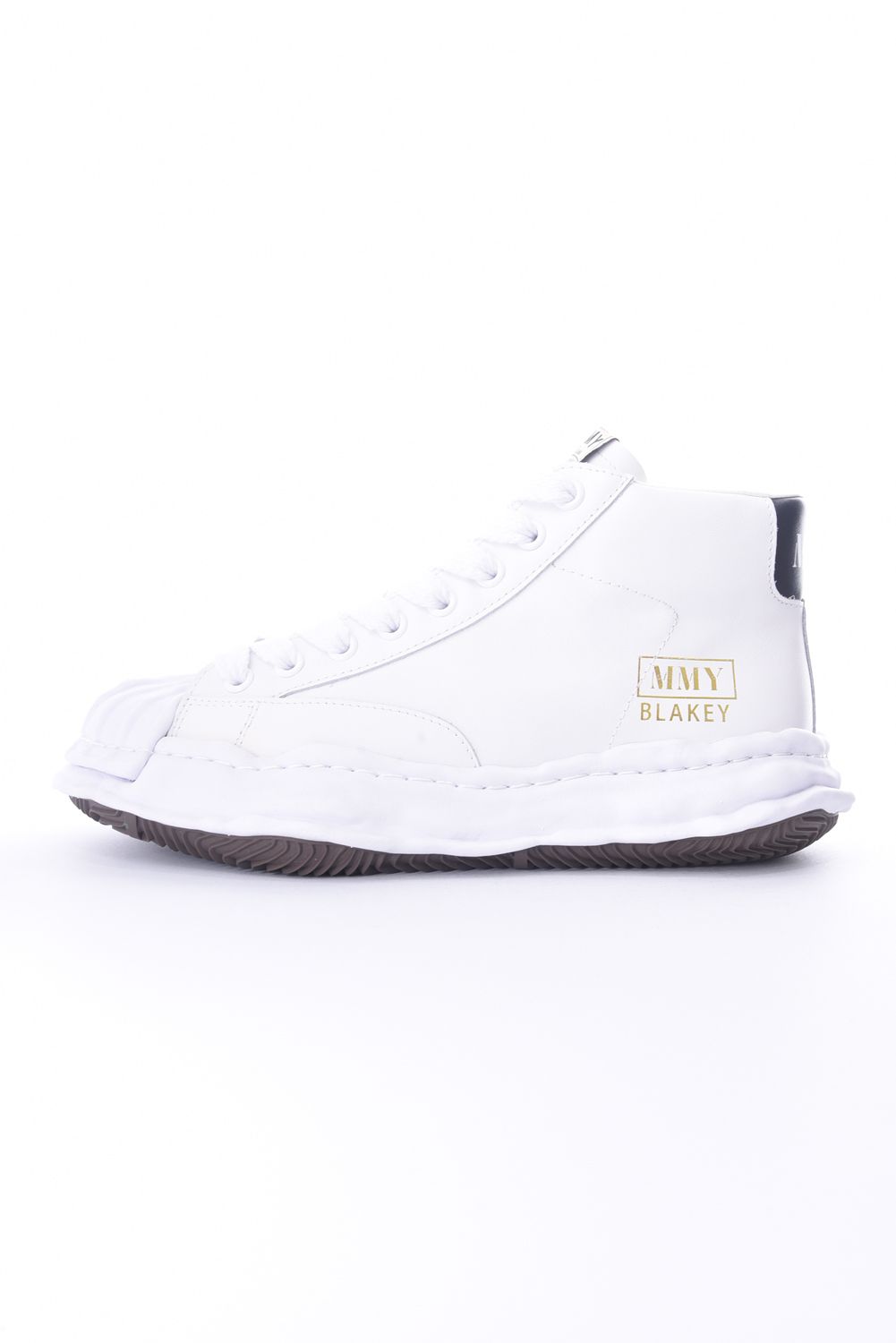 "BLAKEY" OG Sole Leather High-top Sneaker / オリジナルソール レザーハイカットスニーカー ホワイト