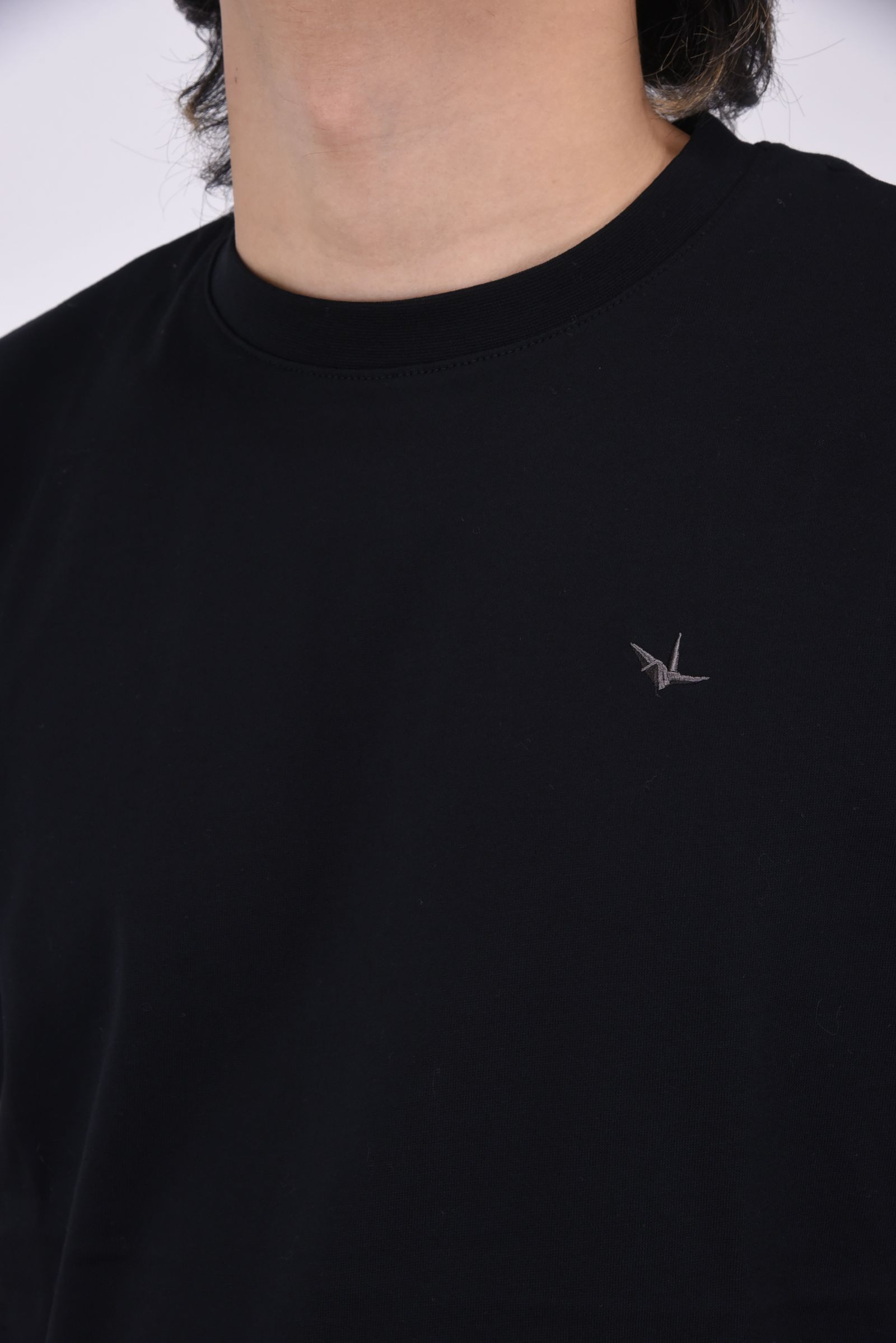 RHINESTONE T-SHIRT / ラインストーン バックロゴ Tシャツ (ブラック)