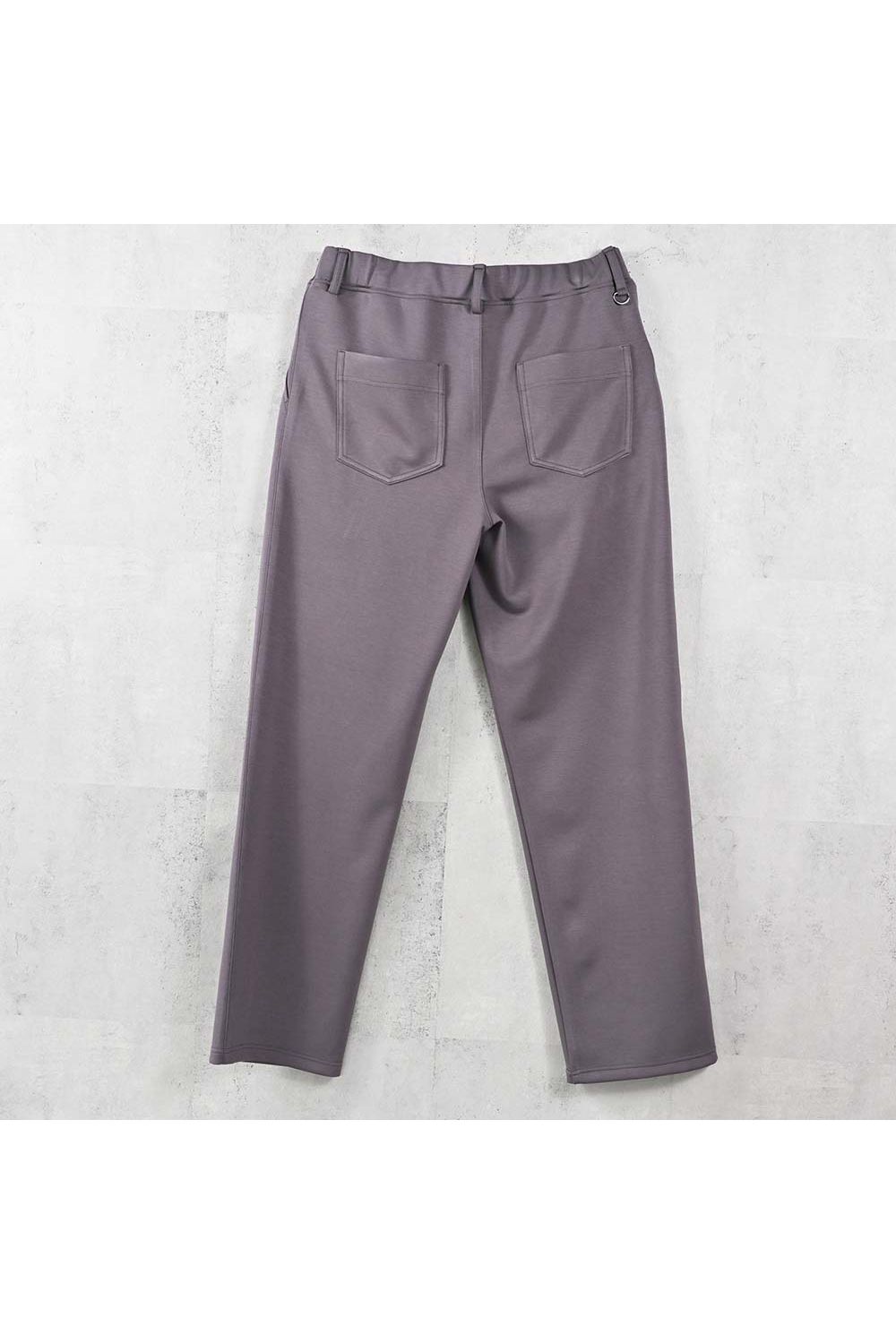 SEMI WIDE TUCK PANTS / ダンボール素材 セミワイド ワンタックイージーパンツ (チャコール) (4月中旬入荷予定) ※オーダー締切:2月15日(日)18時