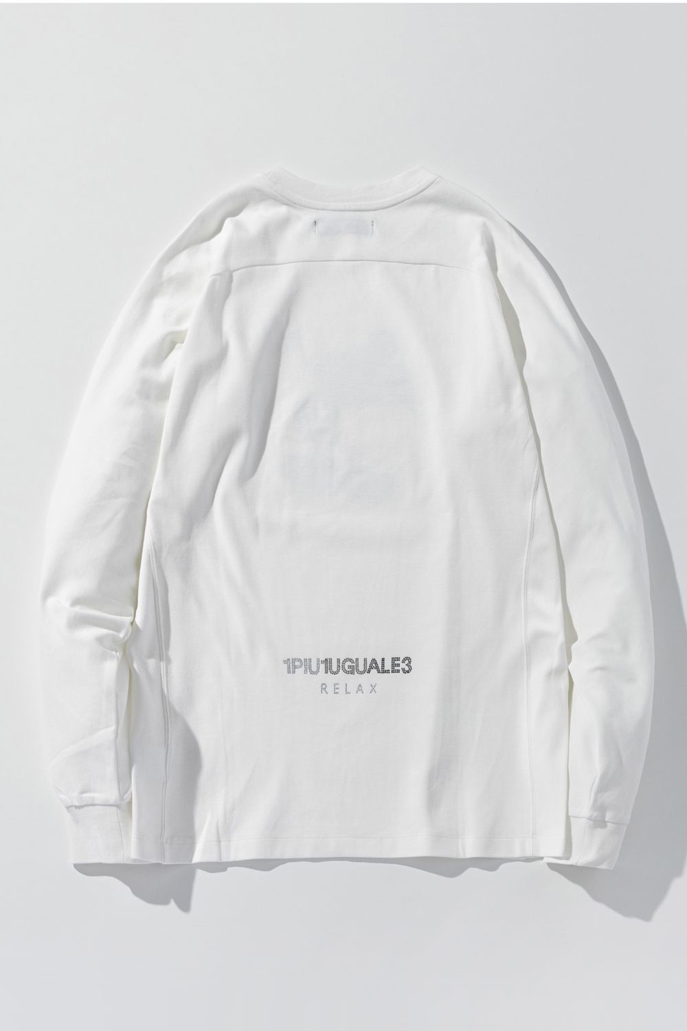 【26AW】 MICKEY SILHOUETTE GRADATION LINESTONE L/S / ミッキーシルエット グラデーション ラインストーン ロングスリーブTシャツ (ホワイト) (8月上旬入荷予定)