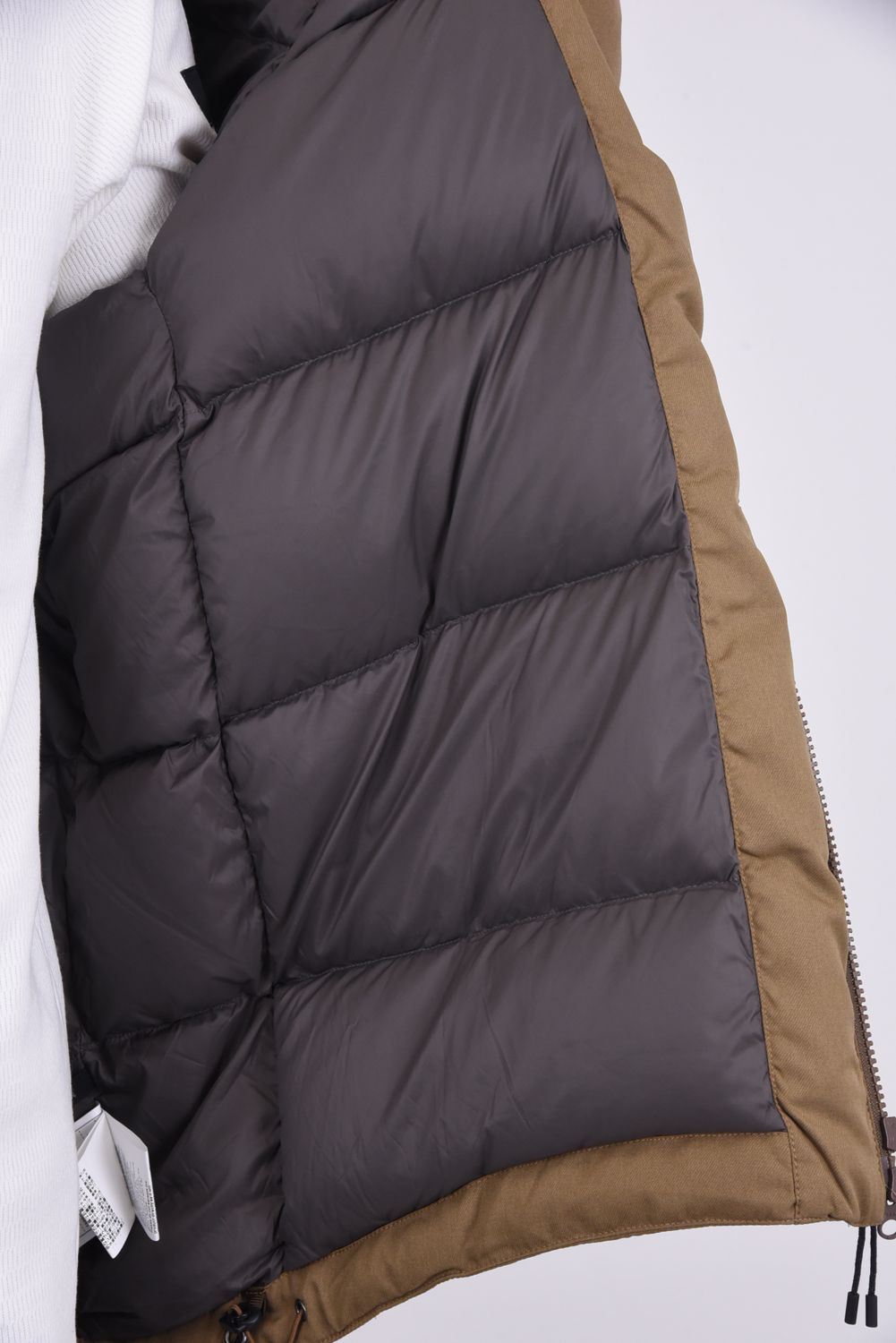 WM / TAION TWILLED DOWN JACKET / WM / タイオン ツイル ダウンジャケット ブラウン