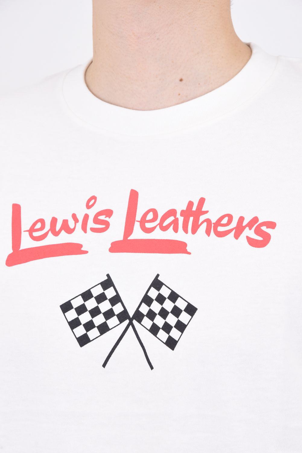 FLAG T-SHIRT / フラッグプリント クルーネック 半袖Tシャツ ホワイト