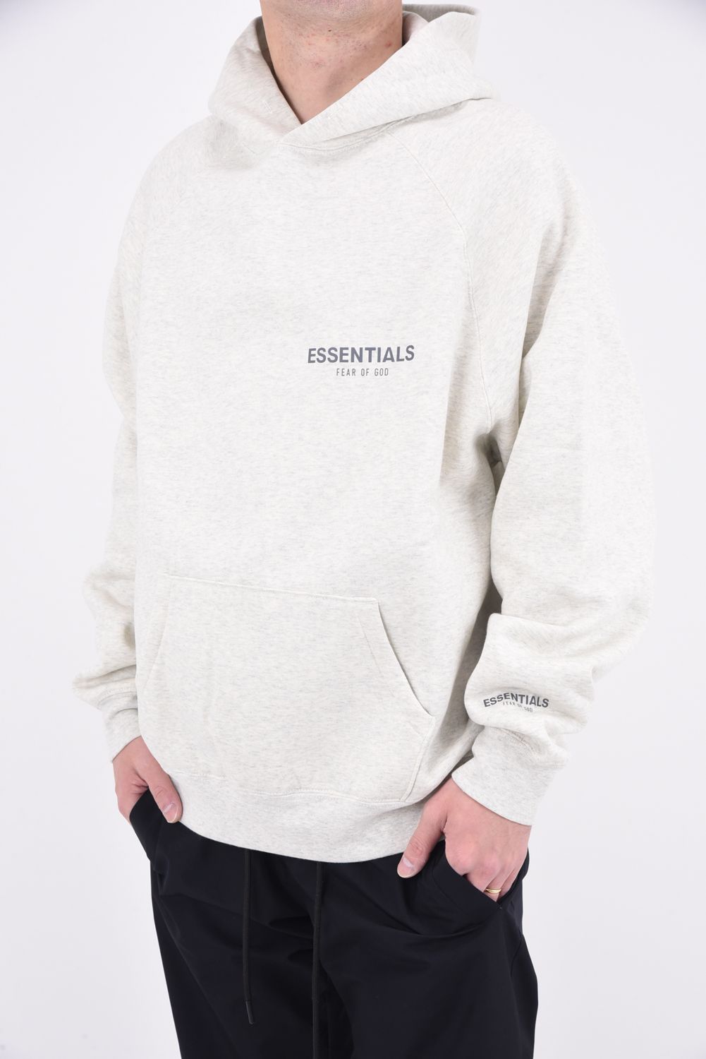 FOG essentials logo pullover hoodie