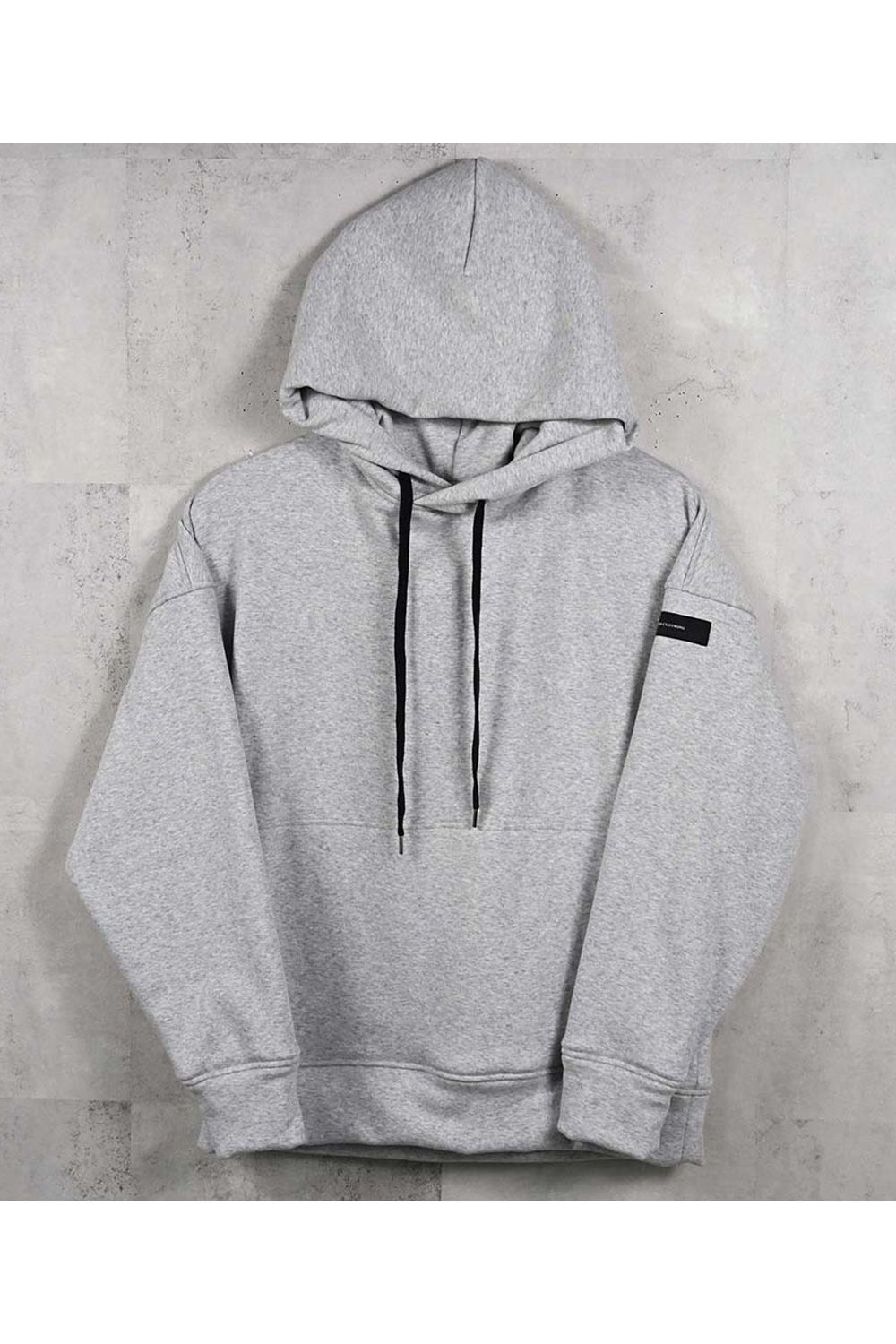 FRAIDAY OLD COVER VELOURS FLEECE HOODIE / 裏ベロアフリース カバーデザイン ロングスリーブ フーディー (グレー) (11月上旬入荷予定) ※オーダー締切：9月1日(月)18:00