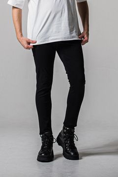 MICK DENIM JERSEY / 【定番】 デニム ジャージーンズ (ブラック) (1月末入荷予定)