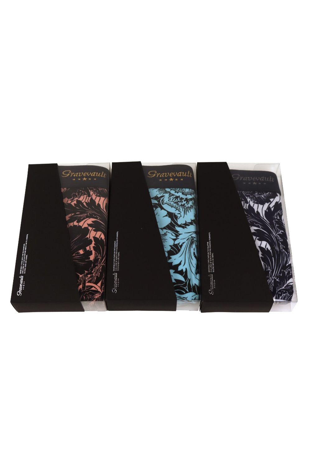 【定番】 Flower Short Boxer - ブラックミント