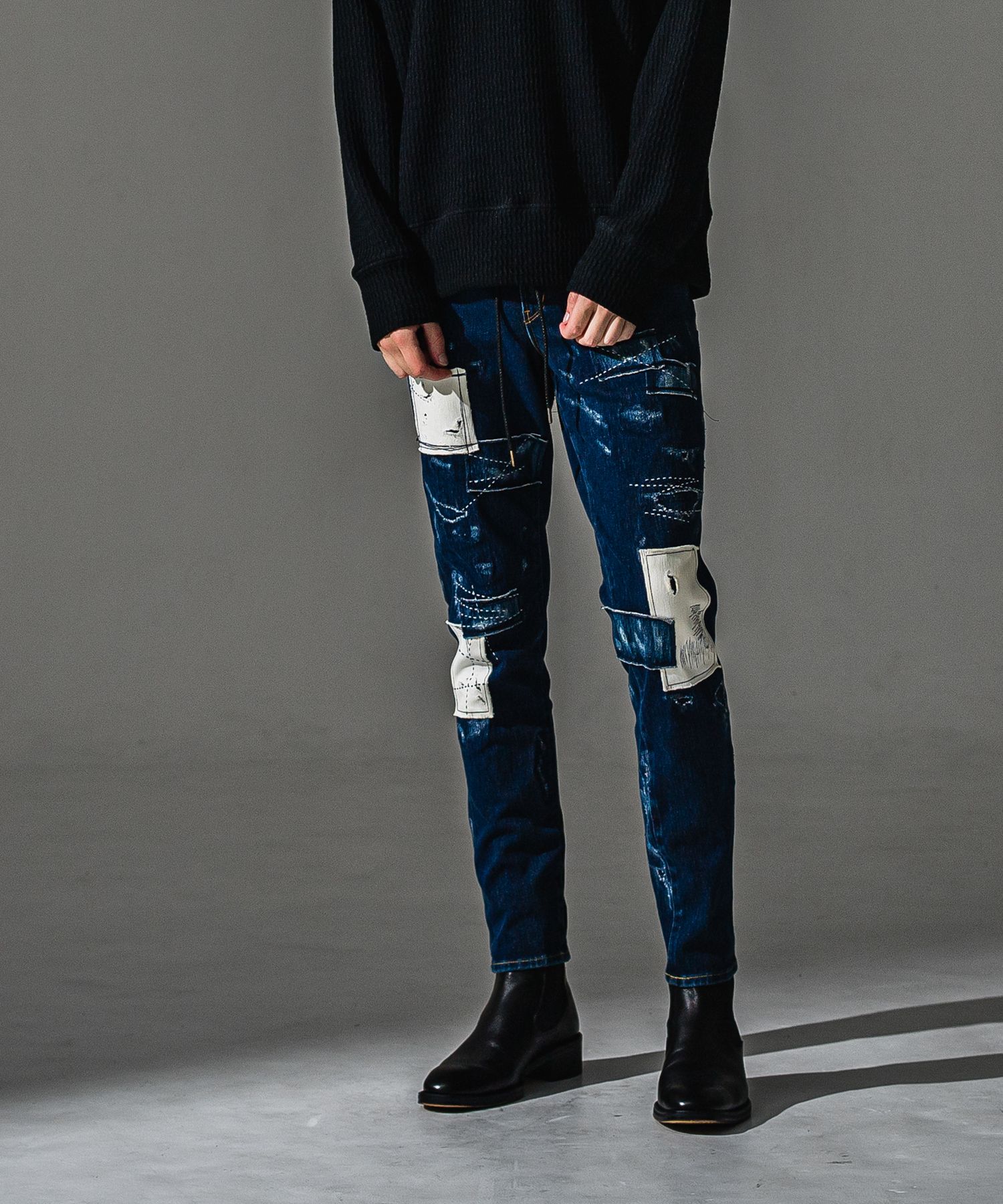 MICK DENIM JERSEY / 定番 デニム ジャージーンズ （ダークインディゴリメイク）（9月上旬入荷予定）※オーダー締切:5月23日(土)17時
