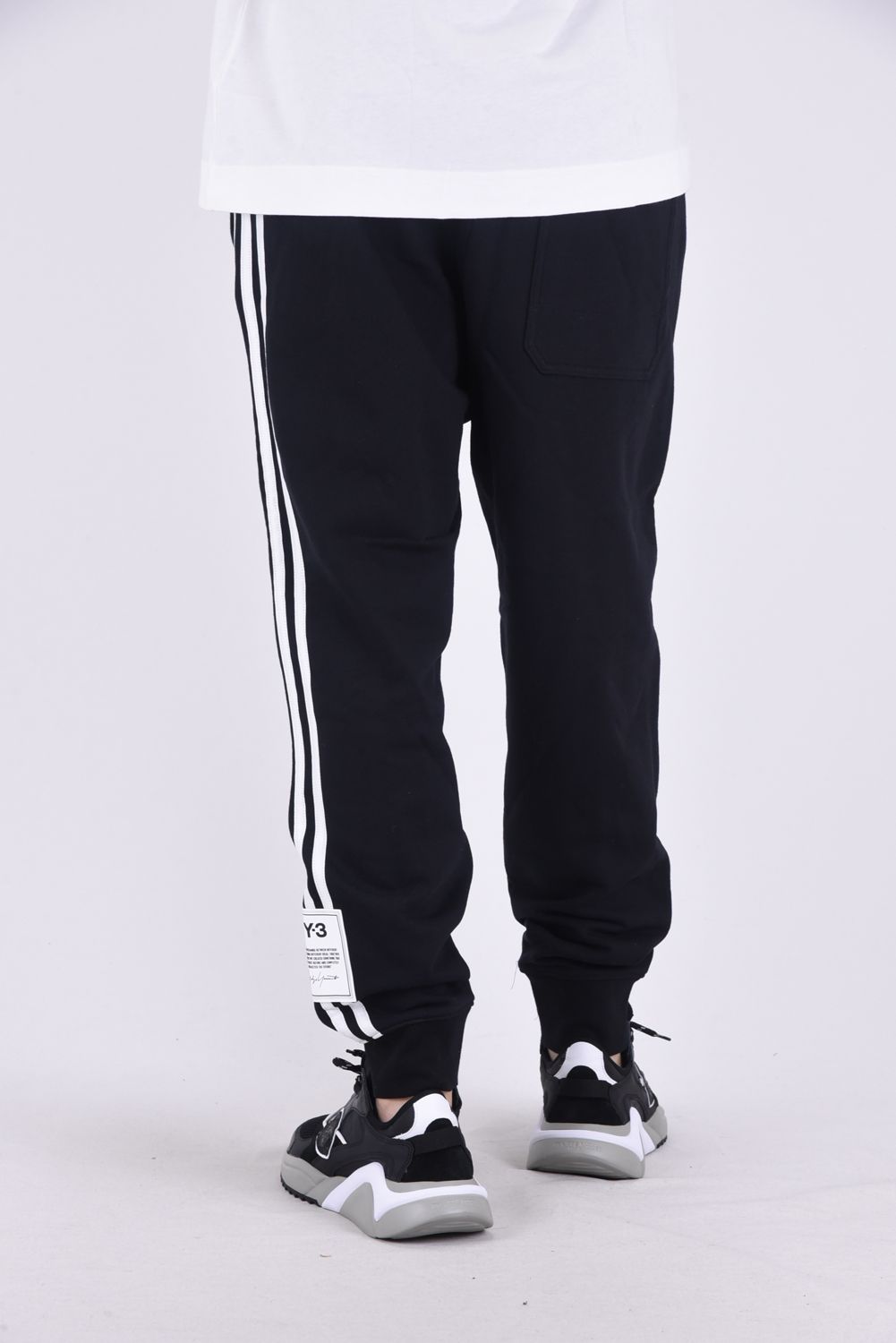 3-STRIPES TERRY CUFFED PANTS / 3ストライプス スウェット カフドパンツ ブラック - XS